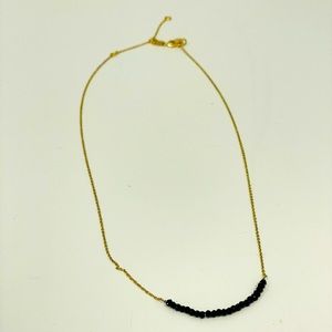 STELLA & Dot Gold and Black Necklace